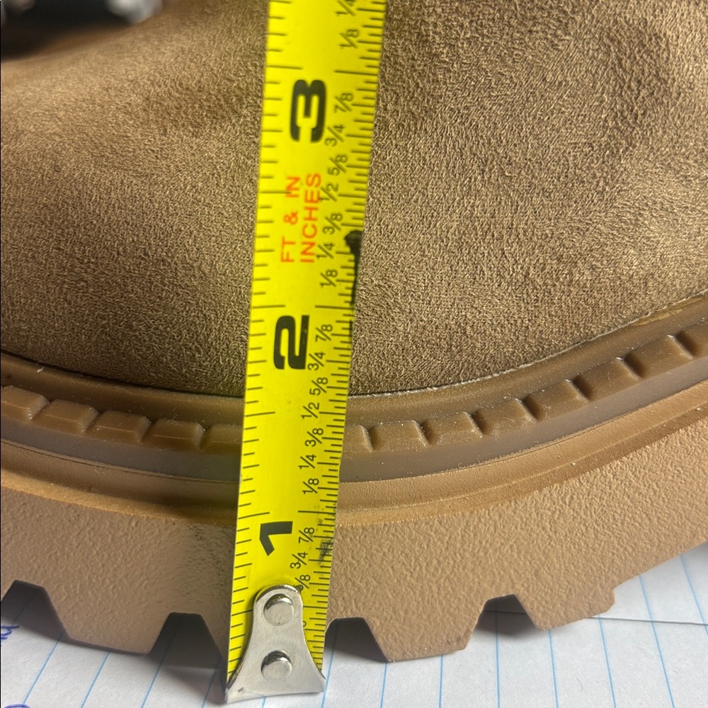 ๐NWT Universal Threads Tan Ankle Boots๐ SIZE 7 womenโs Box C - Picture 14 of 16